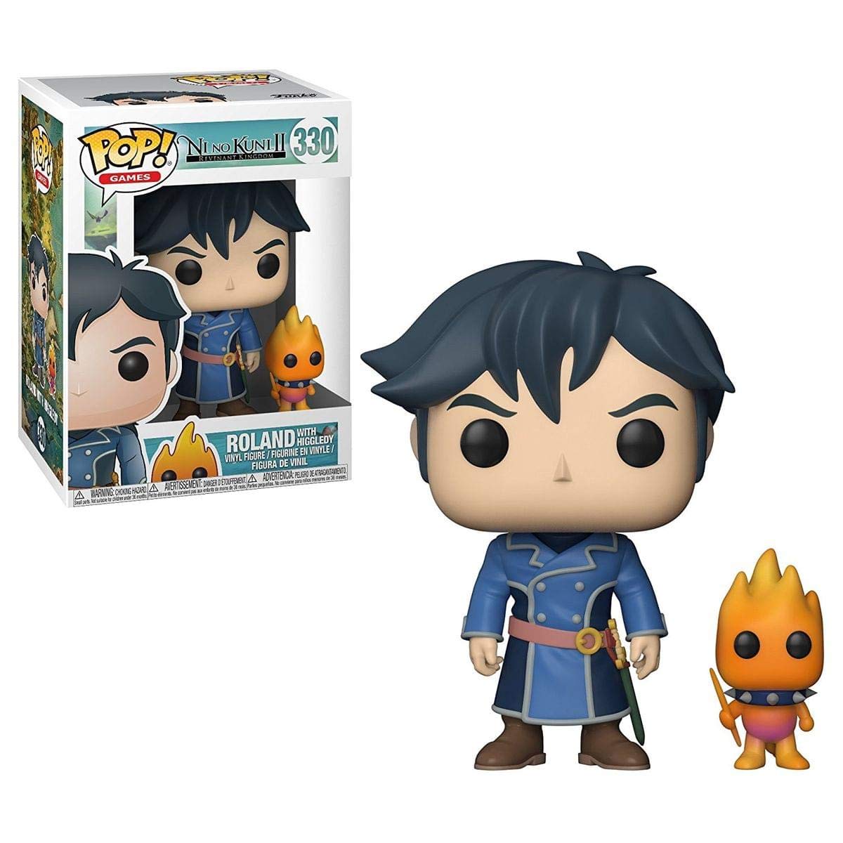 Funko POP! Games: Ni No Kuni S1 Pop & Buddy Roland with Higgledies コレクティブルフィギュア