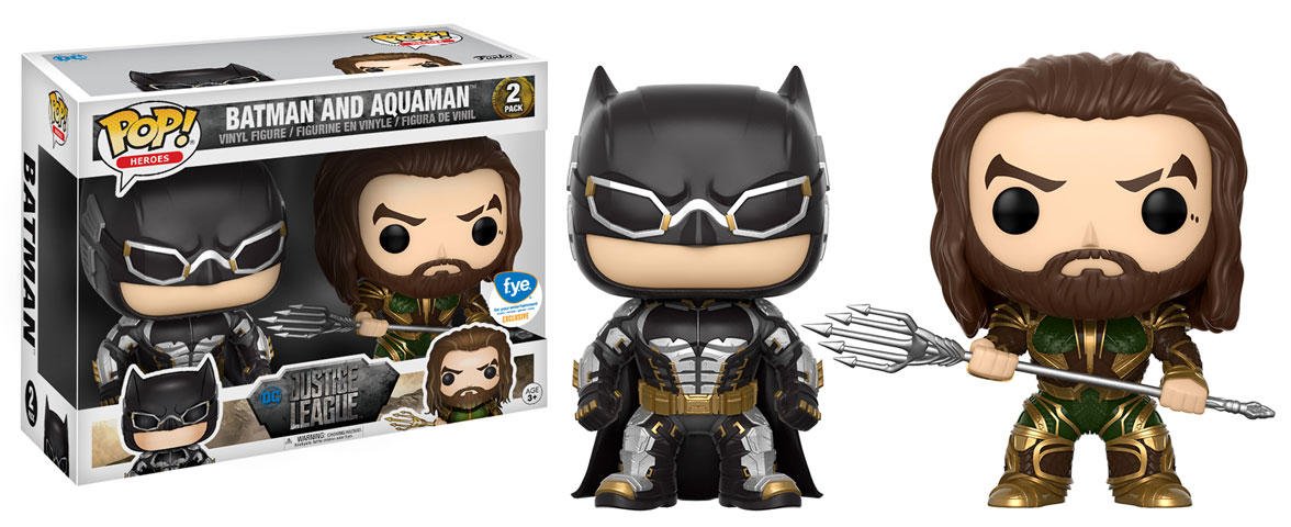 Funko Pop! Vinyl Movie Justice League Batman + Aquaman ������