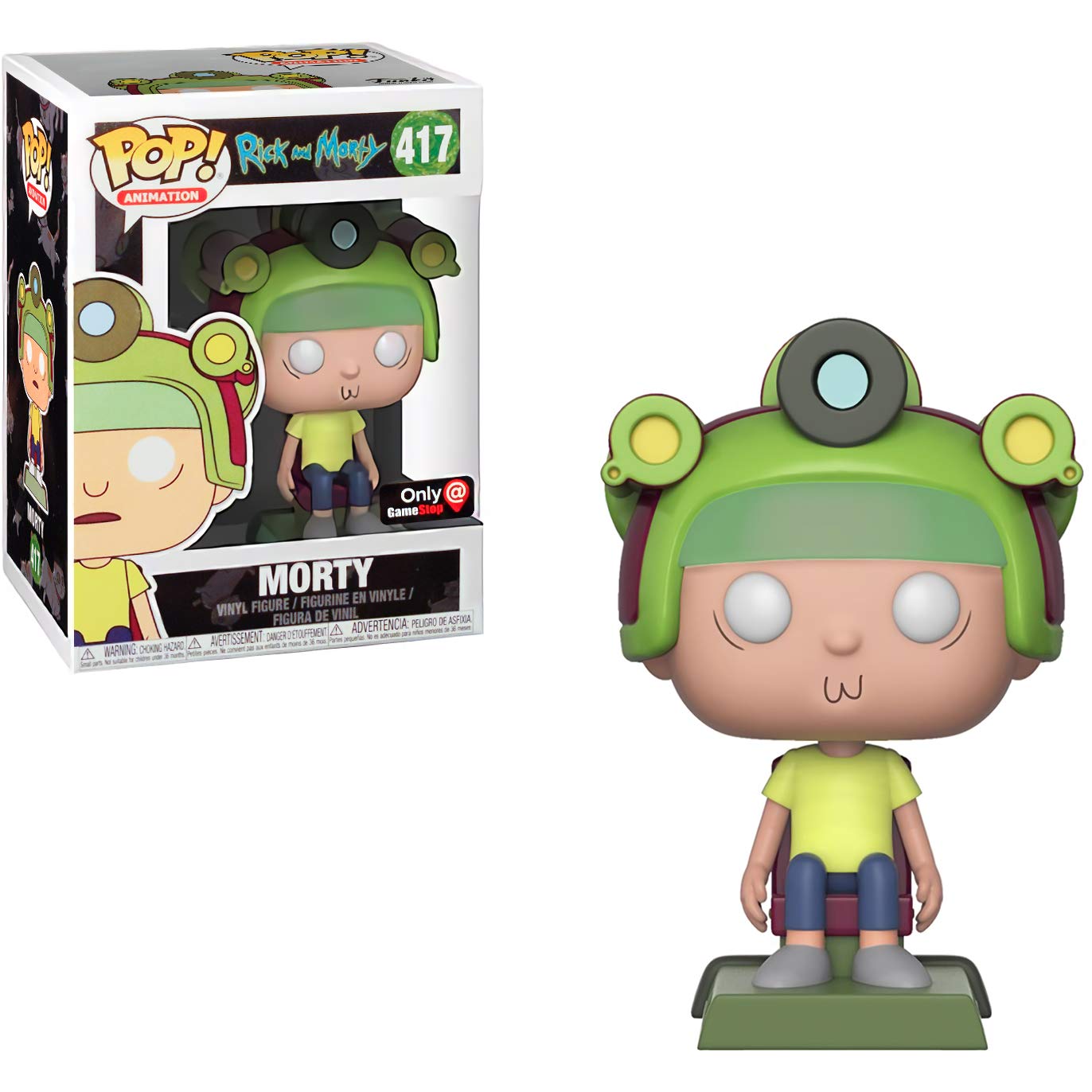 Funko Morty GameStop ����: Rick & Morty x POP! Animation �ӥˡ���ե����奢 #417 / 33989 B