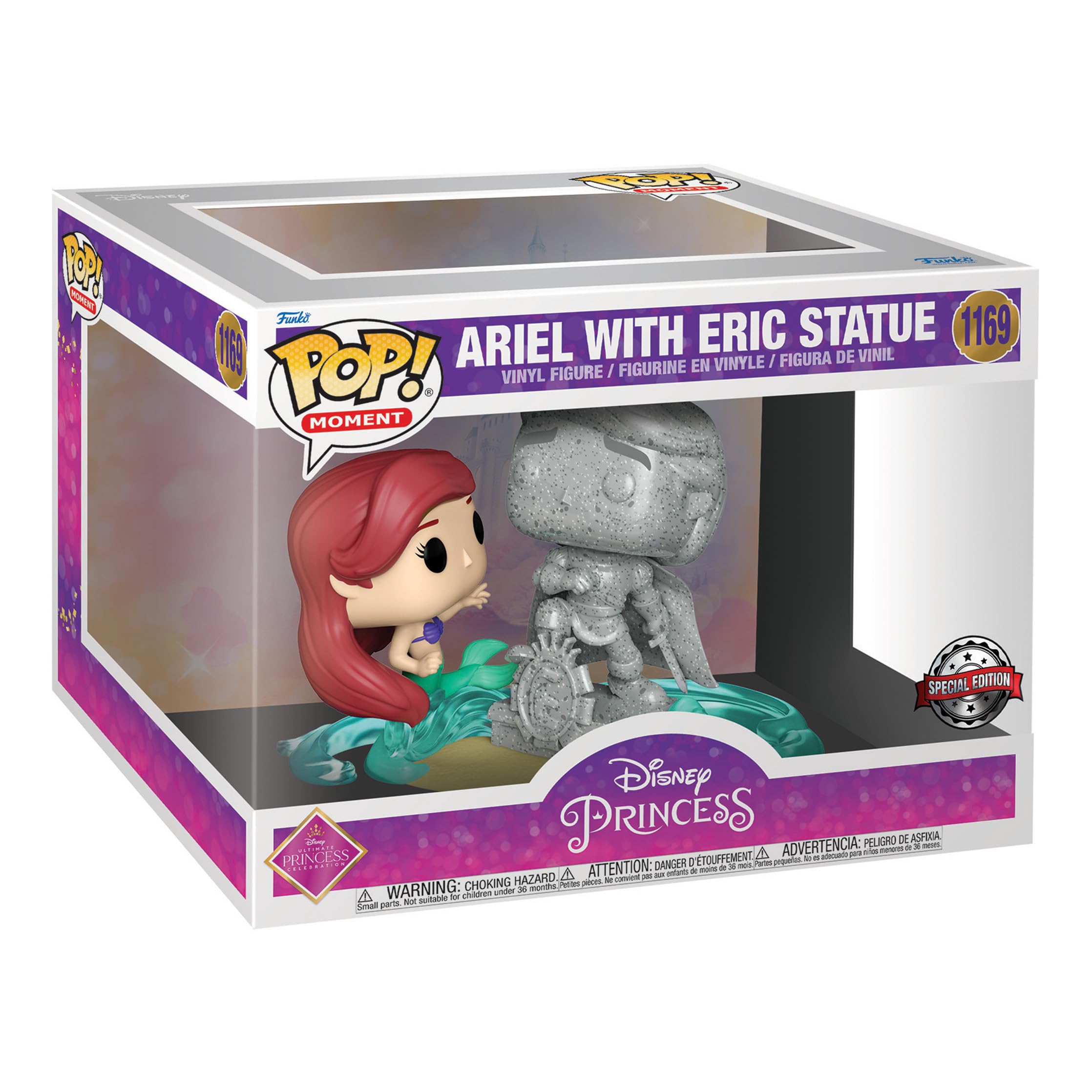 Funko Pop! Moment Disney: Ariel with Eric Statue ���ڥ���륨�ǥ������ �ޥ�����顼 ����ӥˡ���ե����奢 ...