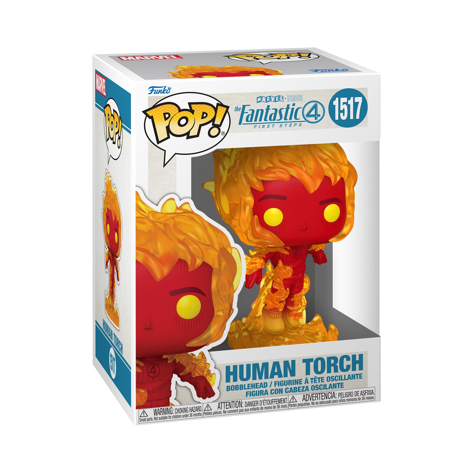 Funko Pop! Marvel: The Fantastic Four: First Steps Human Torch Fantastic Four 2025 コレクティブ..