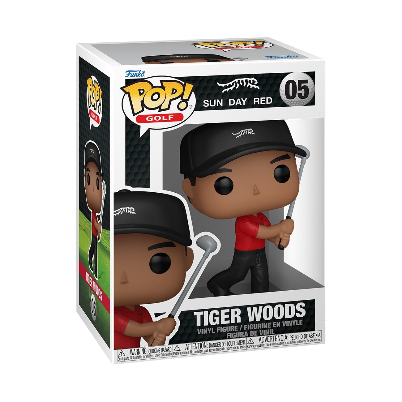 Funko Pop! Golf: Tiger Woods Swing コレクティブルビニールフィギュア スポーツファン向け コレクター用モデルフィギュア