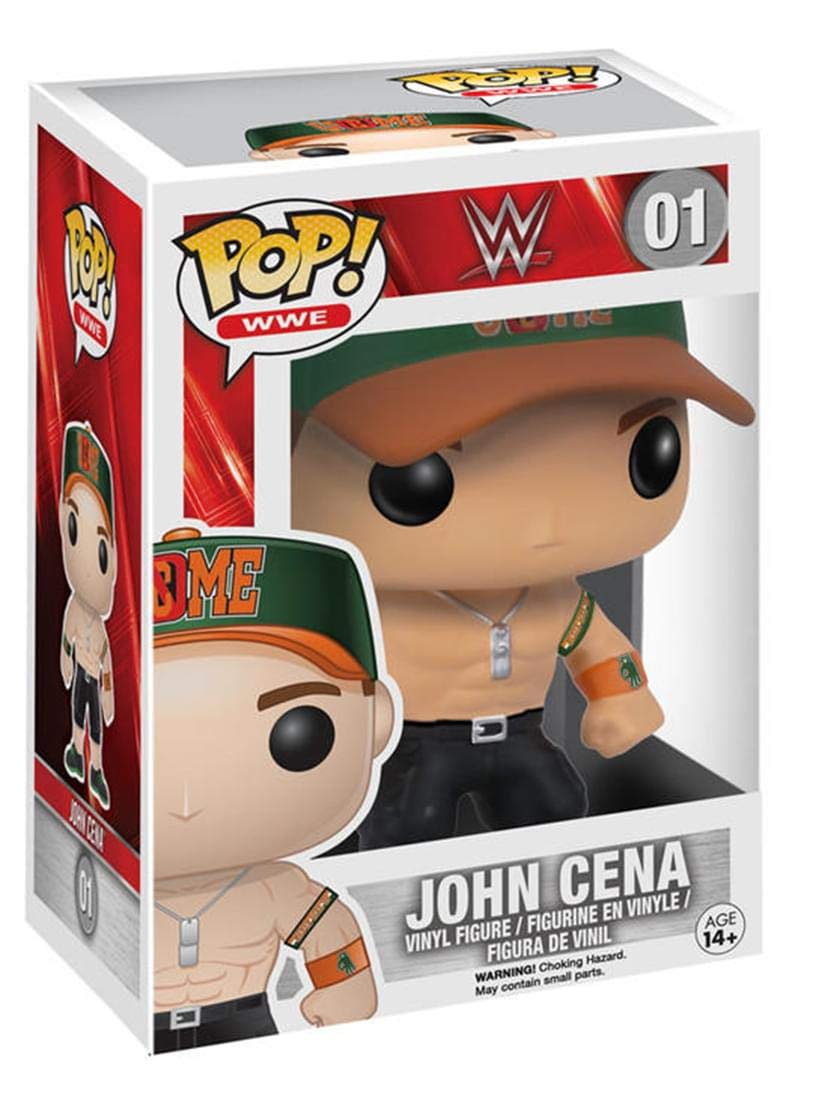 Funko Pop WWE ジョン・シナ アクションフィギュア グリーン オレンジ