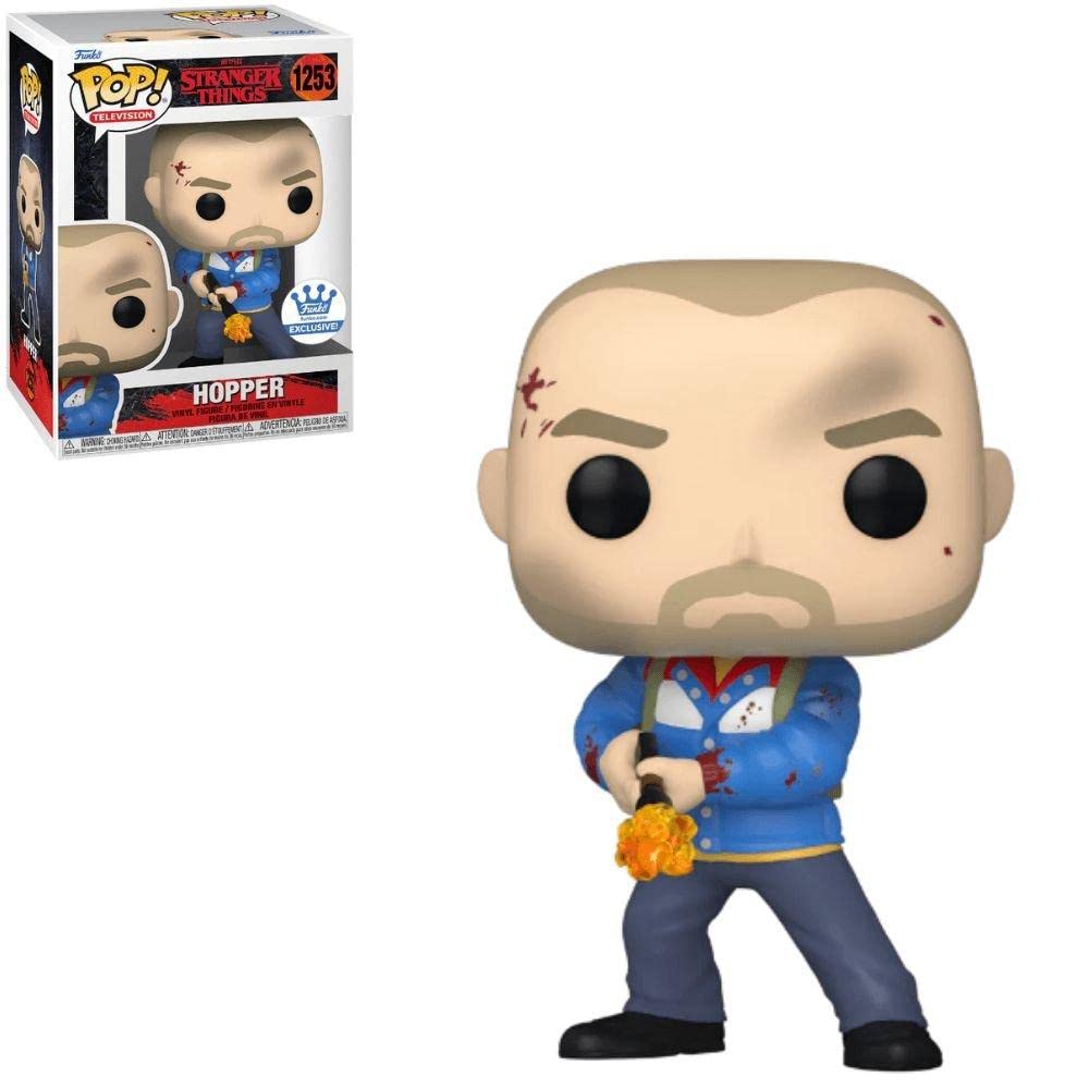 Funko Pop Television Stranger Things 1253 ホッパー フレイムスロワー 限定 マルチカラー 4.5インチ 62387