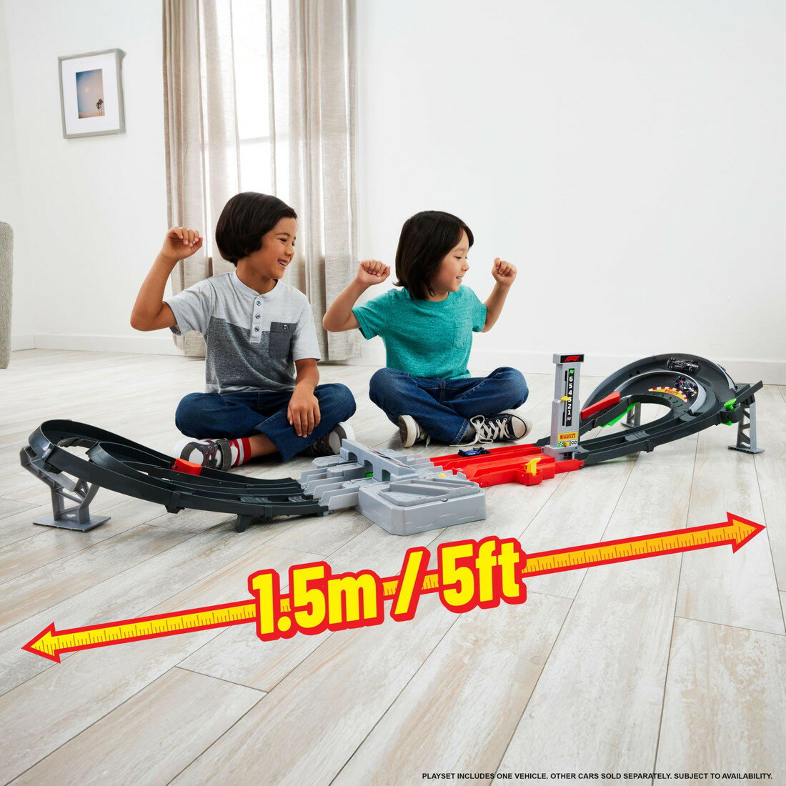 Hot Wheels �ߥ˥��� �ȥ�å� ���å� Formula 1 �����ץ� �������å� 3��Υ������㥹�� �ߥ˥���