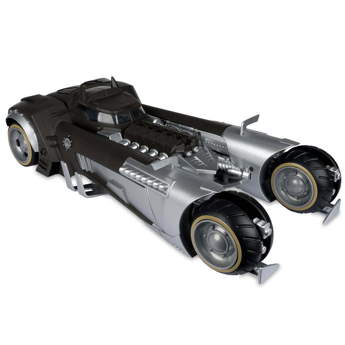 McFarlane Toys DC Multiverse バットモービル Batman: White Knight フィギュア用 ビークル ブラック シルバー