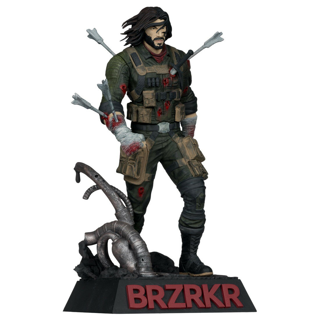 乐天商城 - McFarlane Toys BRZRKR B 1/10スケール レジン製スタチュー フィギュア 塗装済み完成品 キアヌ・リーブス