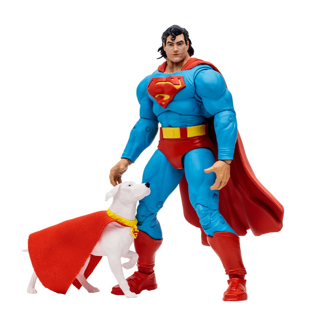 McFarlane Toys DC Multiverse スーパーマン ＆ クリプト 7インチ フィギュア アクションフィギュア