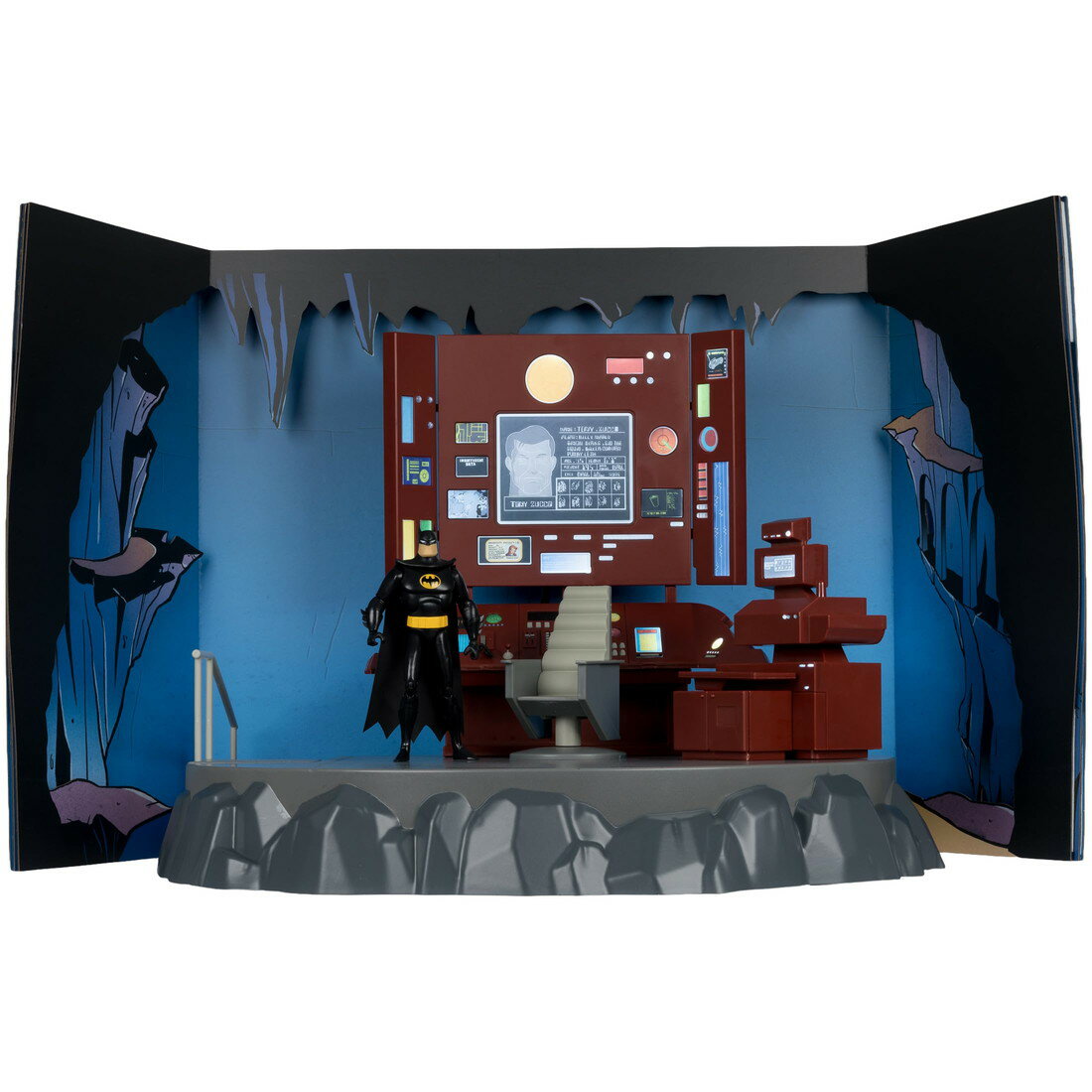 Rakuten - McFarlane Toys Batman The Animated Series バットケイブ プレイセット 6インチ アクションフィギュア付き