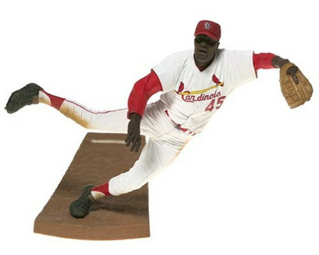 Rakuten - McFarlane Toys MLB フィギュア Bob Gibson セントルイス・カージナルス ホワイトユニフォーム