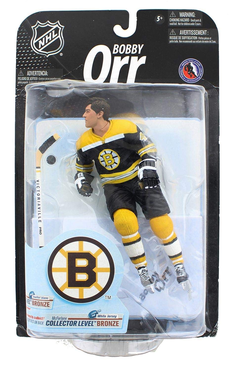 Rakuten - McFarlane NHL Bobby Orr フィギュア ボストン・ブルーインズ ホワイトジャージ チェイス版 限定1000体