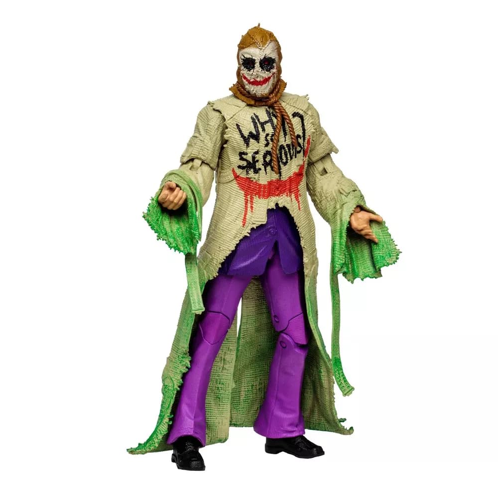 樂天商城 - McFarlane Toys DC Comics ジョーカー化 スケアクロウ アクションフィギュア 可動フィギュア