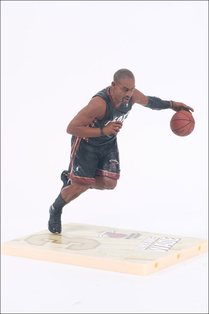 Rakuten - McFarlane NBA Miami Heat Dwyane Wade アクションフィギュア バスケットボール付属