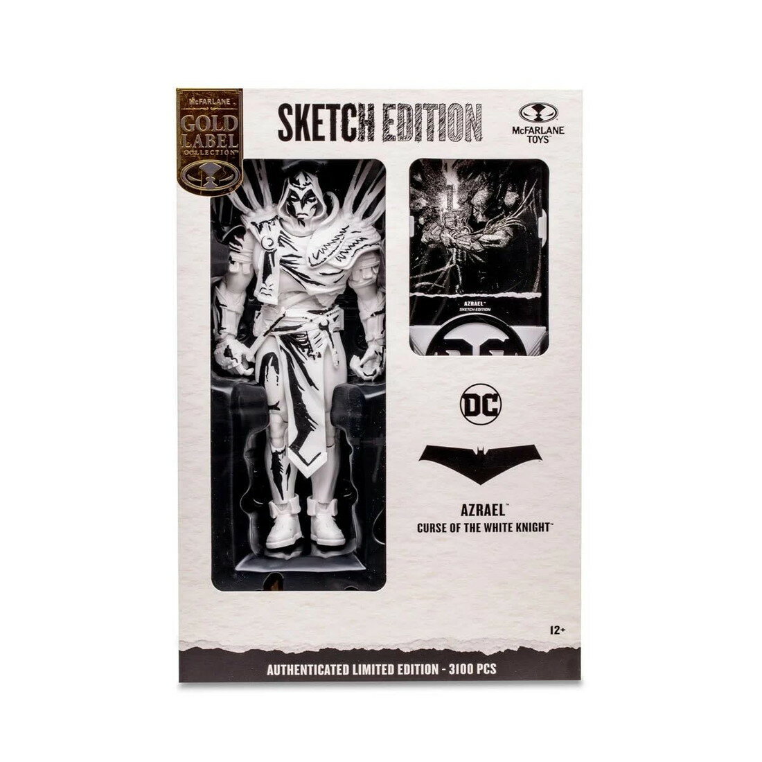 McFarlane Toys DC Multiverse Azrael アズラエル Curse of the White Knight スケッチエディション 7インチ アクションフィギュア