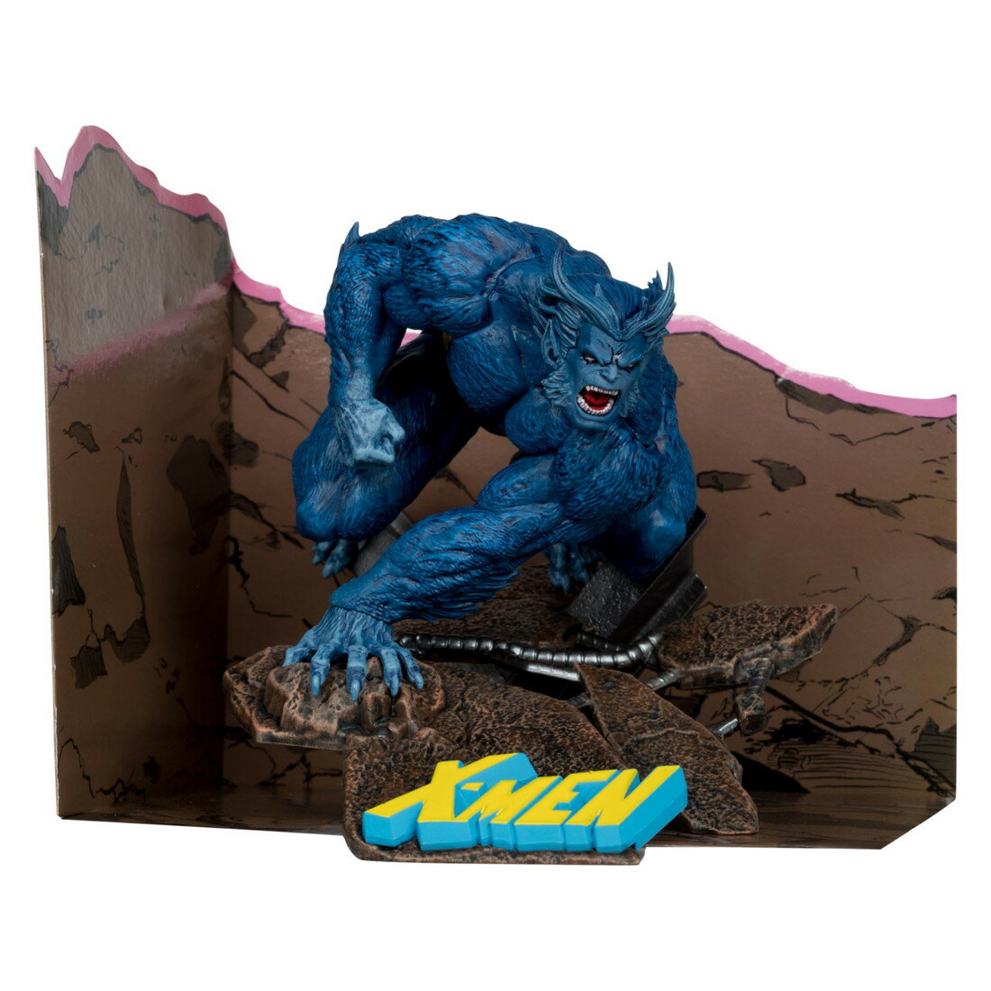 Rakuten - McFarlane Marvel Beast 1/10スケールフィギュア X-MEN #1 表紙アート再現 ジオラマ台座付き