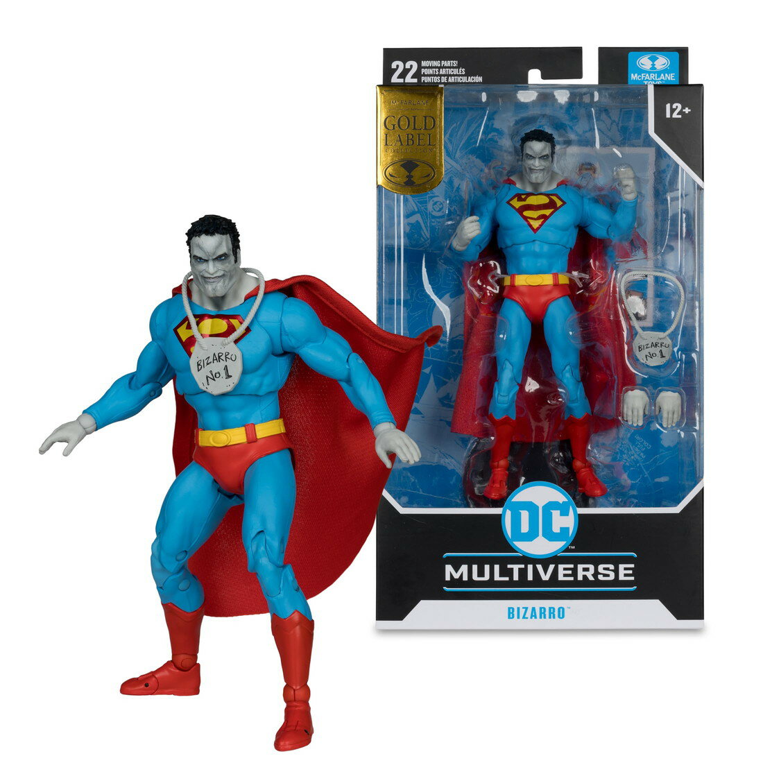 McFarlane DC Multiverse Bizzaro アクションフィギュア 7インチ DC Classic Gold Label