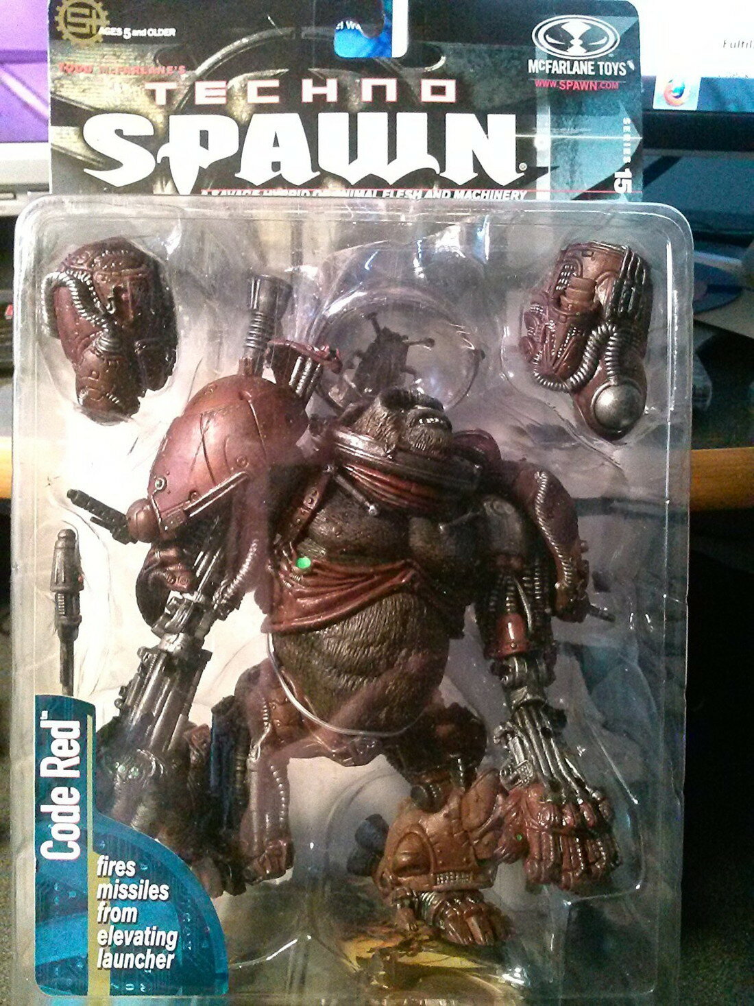 樂天商城 - McFarlane Toys Techno Spawn Series 15 Code Red アクションフィギュア