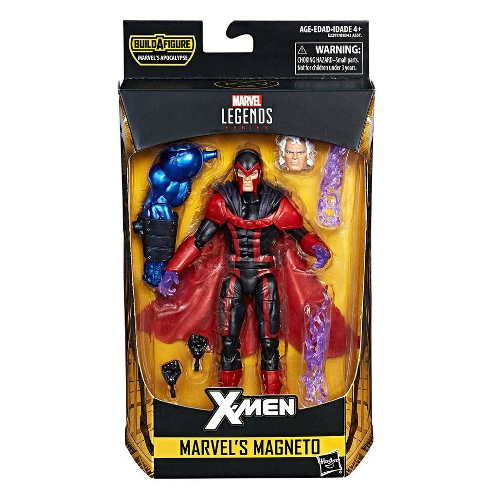マーベル X-MEN マーベルレジェンド マグニートー アクションフィギュア 6インチ コミックデザイン ビルドパーツ付属