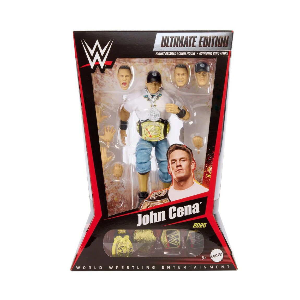 WWE アルティメット エディション ジョン シナ The Champ Is Here アクションフィギュア チャンピオンベルト付属 引退記念
