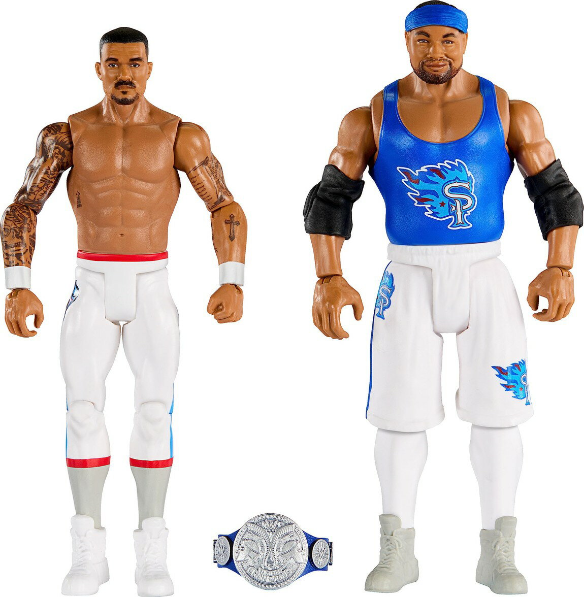 WWE チャンピオンシップ ショーダウン コーディ ローデス vs オースティン セオリー アクションフィギュア 2体セット チャンピオンベルト付き