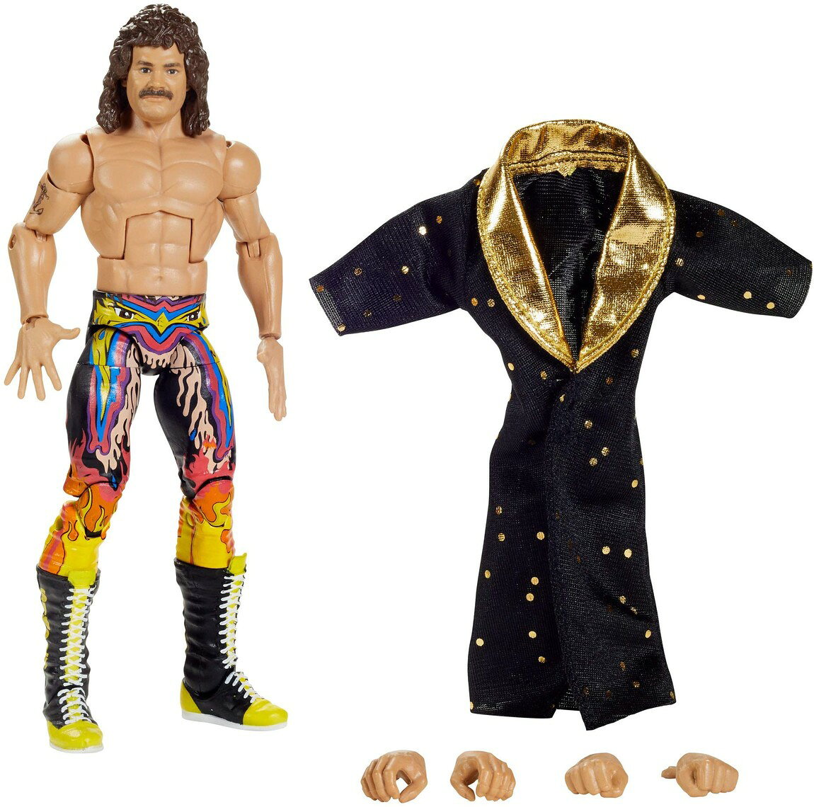 WWE エリートコレクション ラヴィッシング・リック・ルード アクションフィギュア 可動 リングギア アクセサリー付属
