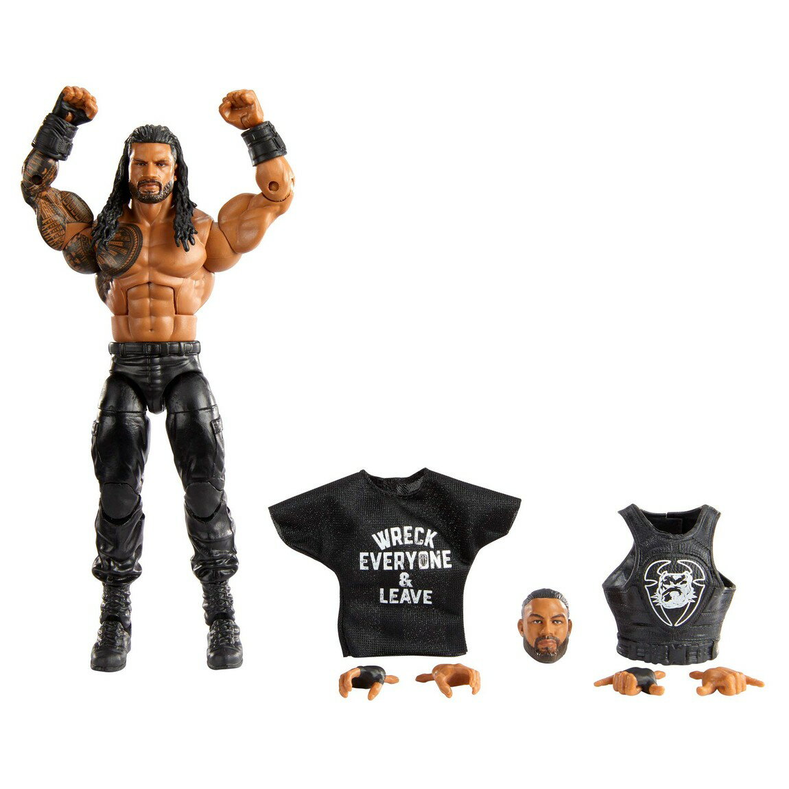 WWE エリートコレクション ローマン・レインズ アクションフィギュア 可動 フィギュア True FX 付属品付