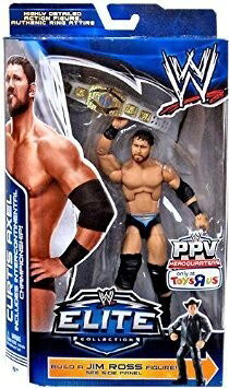 WWE エリートコレクション カーティス・アクセル アクションフィギュア 限定版 ビルド・ア・フィギュアパーツ付属
