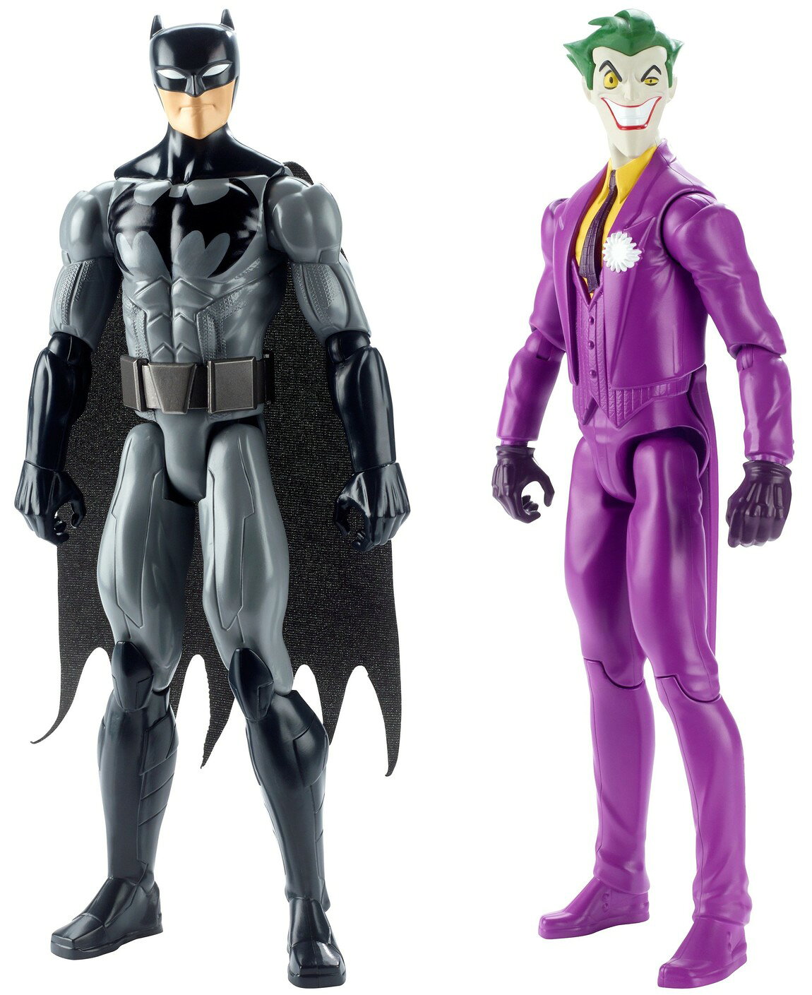 DCコミックス ジャスティス・リーグ・アクション バットマン & ジョーカー アクションフィギュア 2体セット 可動フィギュア 武器パーツ付属