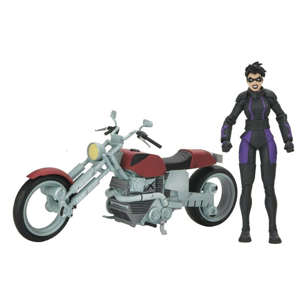 PRODUCT DETAILS NECA タートルズ ラスト・ローニン ケイシー・マリー with モーターサイクル 7インチ アクションフィギュア【商品仕様】・ シリーズ：ミュータント・タートルズ：ラスト・ローニン・ キャラクター：ケイシー・マリー・ スケール：7インチ（全高約18cm）・ 付属品：交換用頭部パーツ、オートバイ、ディスプレイ用スタンド、布製ジャケット【特徴】・ コミック『ミュータント・タートルズ：ラスト・ローニン』より、ケイシー・ジョーンズとエイプリルの娘であるケイシー・マリーを立体化。・ コミックでの様々な外見を再現可能な、複数の交換用頭部パーツが付属。・ 衣装の一部に布素材のジャケットを採用し、質感と可動域を両立。・ 付属のオートバイには専用のポージング用スタンドが含まれ、躍動感のあるディスプレイが可能。・ アーティストのBen Bishop氏による描き下ろしアートワークを使用したウィンドウボックス仕様。 ■ 商品について 海外輸入品（説明書は英語表記の場合あり） ■ ご注意 ・掲載画像は実物に近い色味になるよう調整しておりますが、ご利用の環境により差異が生じる場合があります。・複数店舗で在庫を共有しているため、ご注文後に在庫切れとなる場合がございます。 ■ 納期について お届けの目安を必ずご確認ください。 海外正規ルート仕入れ品 海外ブランド ▼ 海外正規ブランド店 正規代理店 ▼ 当 店 ※本商品は並行輸入品です 製造元は正規品と同一のブランド・メーカーです。当店では海外正規ルートより仕入れた商品を取り扱っております。流通ルートが異なるのみで、商品自体に違いはございません。 ── 当店の商品について ── 正規品のみ取り扱い 海外正規店・正規代理店から商品を直接仕入れ、国内に輸入して販売しております。 日本未入荷・海外限定モデルも多数 日本未入荷・海外限定モデルも多数取り扱っております。サイズ・カラー違いや海外限定で販売された製品など、日本では手に入りにくいアイテムをお届けいたします。 お求めやすい価格の理由 海外市場での価格差や流通ルートの違いにより、国内販売価格よりお求めやすくなっております。品質はそのままに、よりお手頃な価格でお届けいたします。 安心保証 ご使用前に万が一、製品に不具合がございました場合は、交換または商品代金のご返金にて対応させていただきます。商品到着後5日以内にご連絡ください。 ご注意 海外からの輸入品となります。海外輸送のため、外箱に軽微なスレ等がある場合がございますが、商品本体には影響ございません。 ※在庫状況は仕入先の在庫情報をもとに出来る限り正確に表示しておりますが、取寄せ商品のため、タイミングによりご注文後に欠品・キャンセルとなる場合がございます。 お探しの商品がございましたら、お気軽にご相談ください。