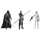 STAR WARS ダークサイドの激突 12インチ アクションフィギュアセット フィギュア3体&アクセサリー4個 4歳以上