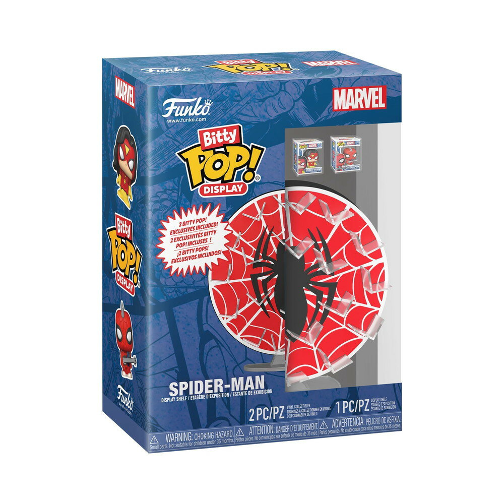 Funko Pop Bitty Display Spider Man Web