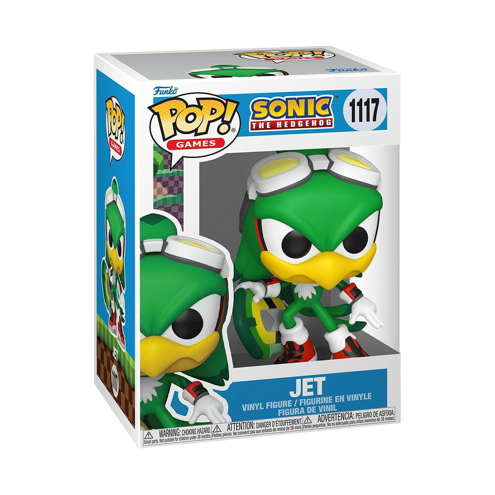 Funko Pop Games ソニック ザ ヘッジホッグ ジェット ジェット ザ ホーク Collectable Vinyl Figure Gift Idea Official Merchandise Toys for Kids Adults Video Games Fans