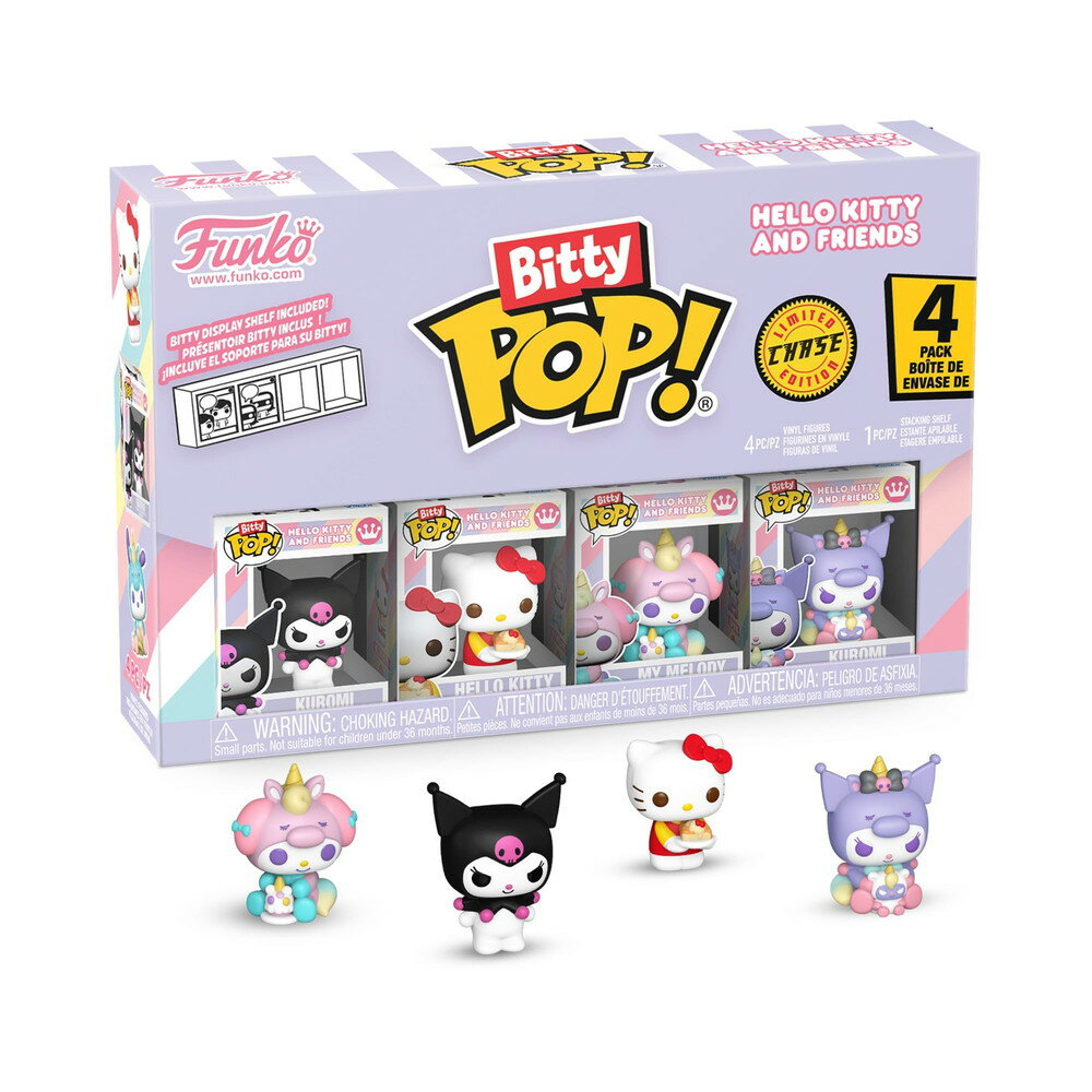 Funko Pop Bitty Sanrio クロミ ハローキティ Ice Cream マイメロディ Unicorn Party and Chase Mini F..