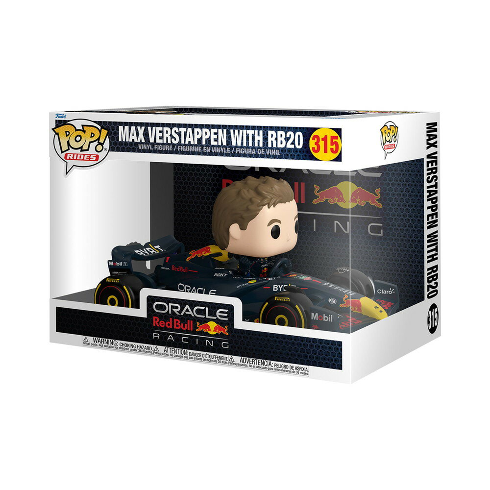 Funko Pop Rides Super Deluxe Racing マックス フェルスタッペン with RB20 Racing Collectable Vinyl..
