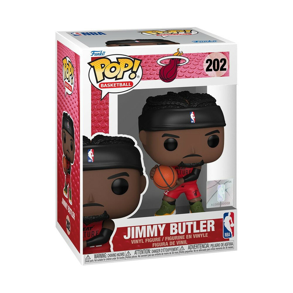Funko Pop NBA Miami Heat ジミー バトラー 24 25 City Edition Collectable Vinyl Figure Gift Idea O..