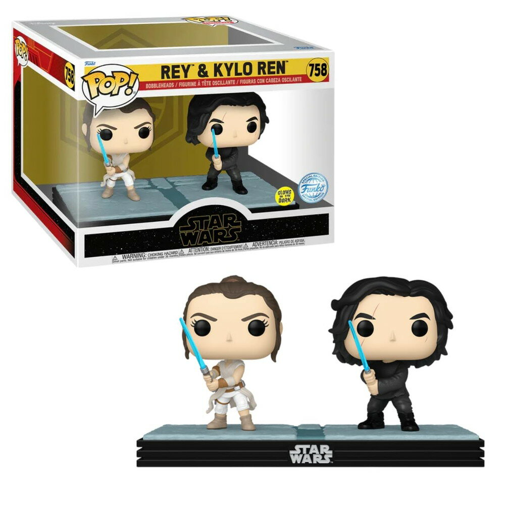 Funko Pop Star Wars 758 レイ カイロ レン Glows Exclusive