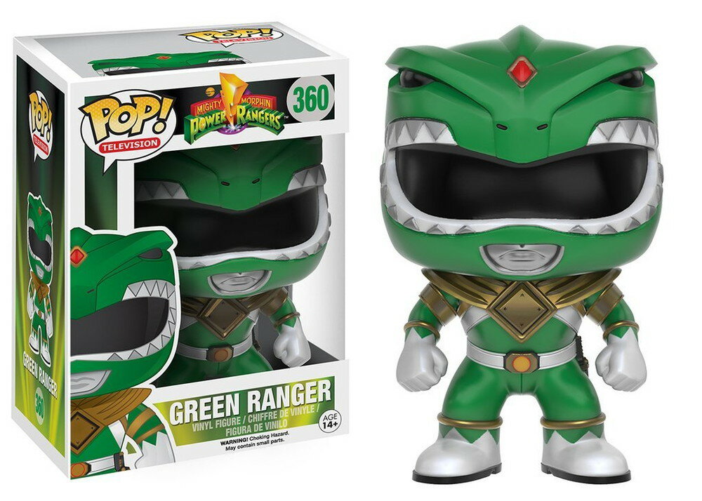 Funko POP TV: Power Rangers グリーンレンジャー アクションフィギュア