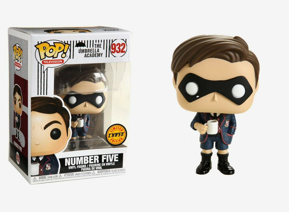 Funko POP! TV The Umbrella Academy ナンバーファイブ 3.75インチ チェイスバリアント ビニールフィギュア