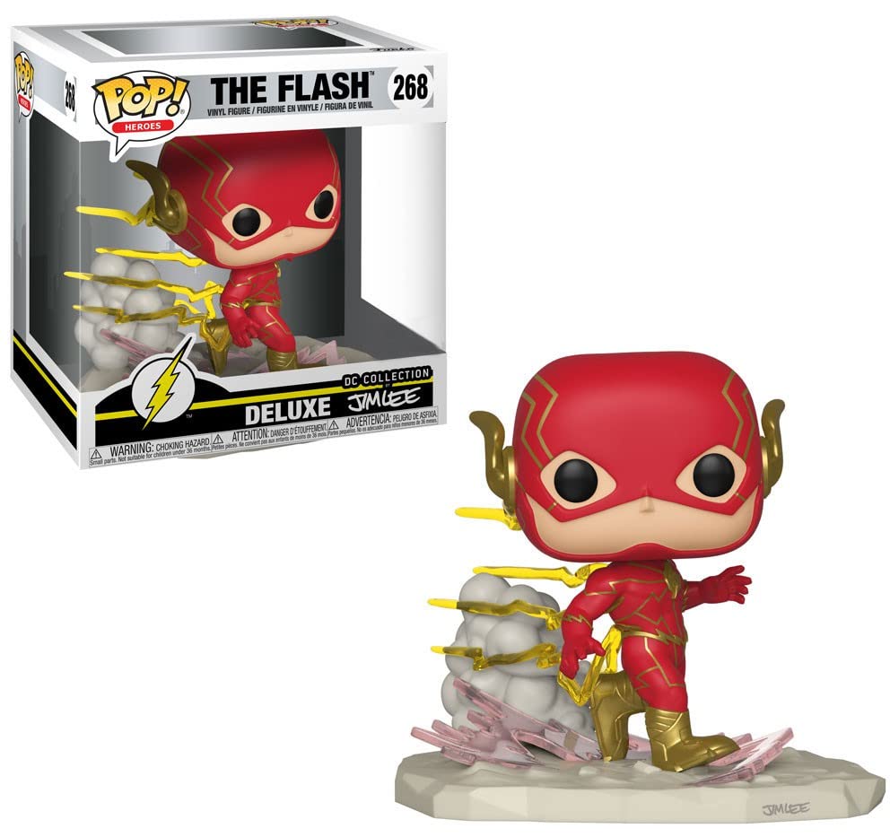 Funko POP! Deluxe DC Collection by Jim Lee The Flash #268 GameStop����
