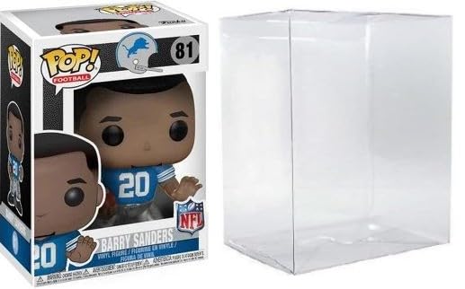 Funko バリー・サンダース (Detroit Lions) NFL Legends Pop! ビニールフィギュア (互換性ボックスプロテクター付き) マルチカラー 3.75インチ