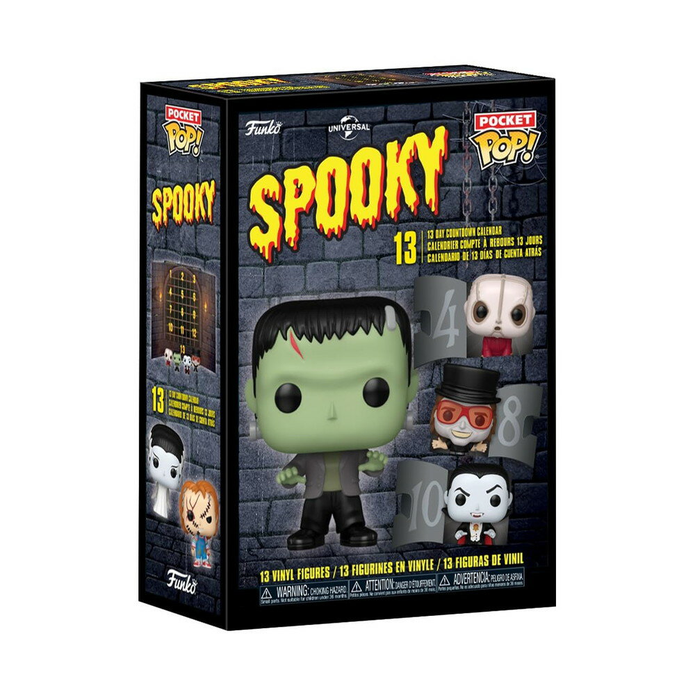 Funko Pop Pocket Pop Countdown Calendar 13 day Spooky Countdown