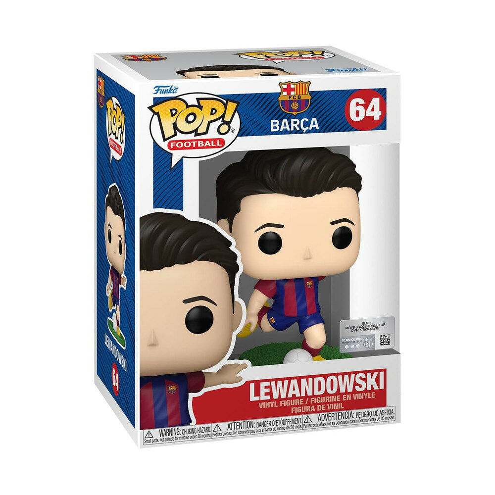 Funko POP Football Barcelona ロベルト レヴァンドフスキ Barcelona FC Collectable Vinyl Figure Gif..