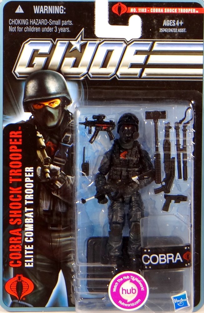 G.I. Joe パースートオブコブラ コブラショックトルーパー エリートコンバット 3 3/4インチスケール ア..