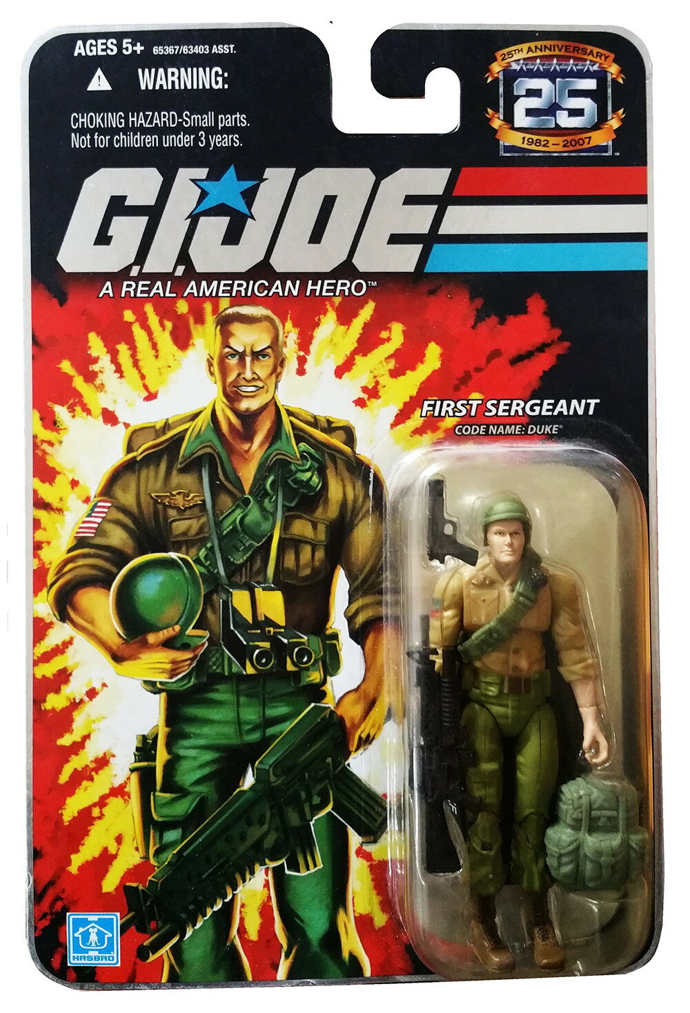 G.I. Joe 25周年記念 デューク ファーストサージェント 3 3/4インチ アクションフィギュア