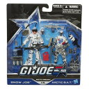 Hasbro G.I. Joe 50周年記念 アクションフィギュアセット 北極待ち伏せ スノージョブ vs 北極BAT 3.75インチ