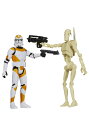 Star Wars エピソード3 クローントルーパー アクションフィギュア 第212大隊バトルドロイド付き