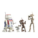Star Wars ブラックシリーズ 4体セット コレクタブルフィギュア: R5-D4 BD-72 The Mandalorian メカニカルドロイド