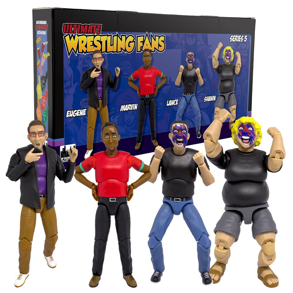 樂天商城 - アルティメット プロレス 観客 ファン フィギュア 4体セット Series 5