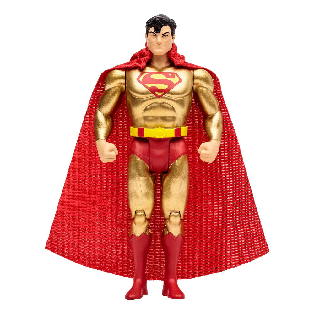 BasqueバスクのMcFarlane Toys DC ダイレクト スーパーパワーズ 5インチ フィギュア WV7 スーパーマン (ゴールドエディション)(SP 40周年記念)｜アングル2
