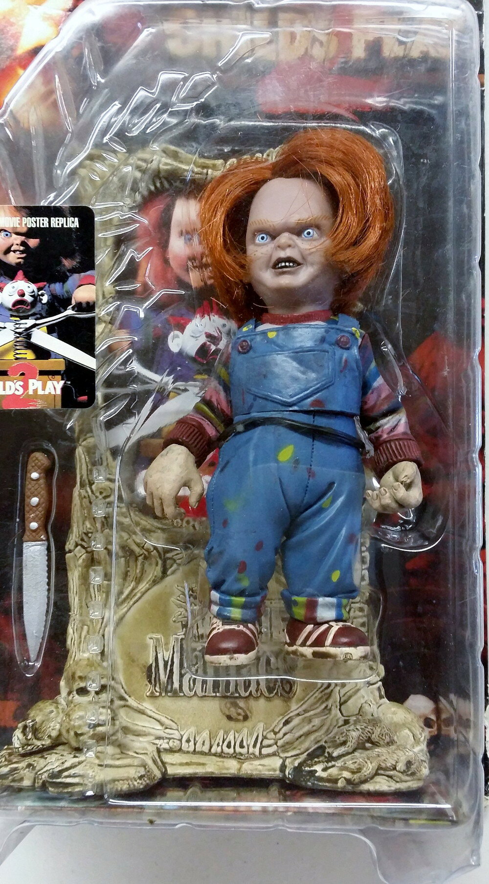 Basqueバスクのムービーマニアックス2 チャイルドプレイ2 チャッキー フィギュア McFarlane｜アングル2